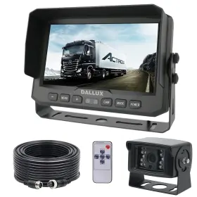 C6002US DALLUX Rear View Mirror Ahd Wired Reverse Backup