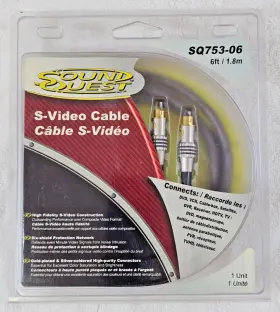 609098095303 DAYTON AUDIO Sound Quest Video Cable Fi Shielded