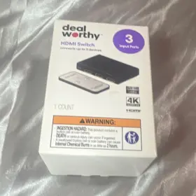 008-00-5474 DEAL WORTHY Hdmi Switch Ports Video Interconnect
