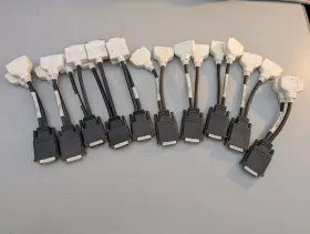 OJ9256 DELL Single Dual Dvi Splitter Video Cable Adapter