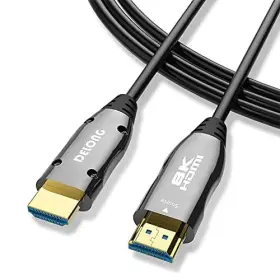DHDMICABLE8K50FT DELONG Hdmi Fiber Optic Cable Earc Com