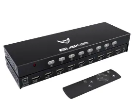 4K801 DIAMONDTIGER Hdmi Switch Box Switcher Remote Port