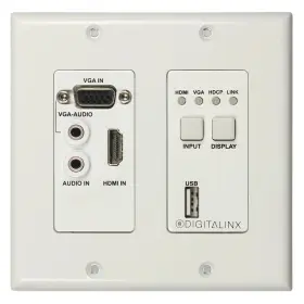 DL-1H1V1U-WP-W DIGITALINX Hdbaset Hdmi Vga Usb Transmitter Wa