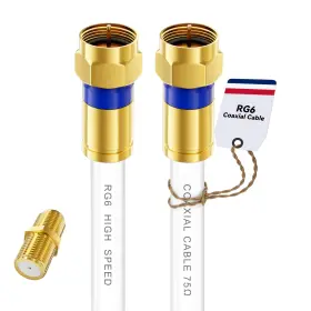 RG6-20FT-WH DIGOLOAN Coaxial Cable Coax