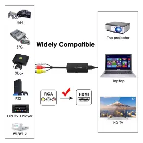 647336417586 DINGSUN Rca Hdmi Converter Adapter Cvbs Video #2