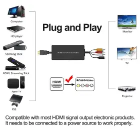 705495220017 DINGSUN Hdmi Svideo Converter Audio Video Rca Wi #2 705495220017 DINGSUN Hdmi Svideo Converter Audio Video Rca Wi #2