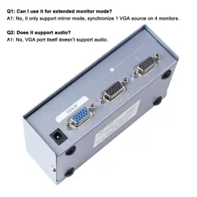 600649503995 DTECH Vga Splitter Amplifier Box High Resolution #3