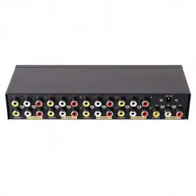 FJ108-US DTECH Rca Splitter Box Video Audio Distr