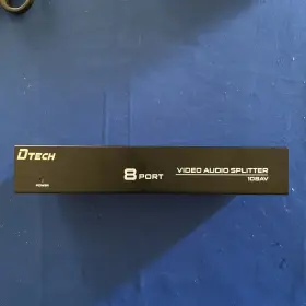 FJ108AVUS DTECH Port Cvbs Video Audio Splitter