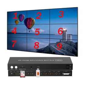 768510515666 DUOMEIZHONG Hdmi Video Wall Controller Dvi Usb