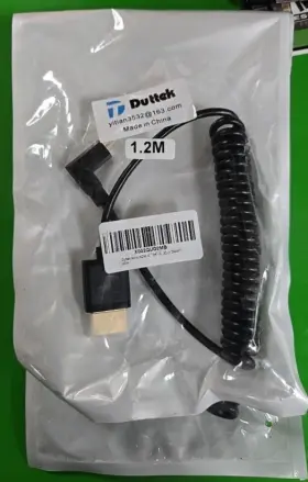 DUK-00492 DUTTEK Micro Hdmi Coiled Cable