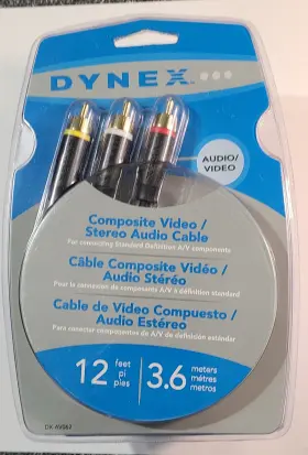 DX-AV062 DYNEX Cable Connecting Standard Definition DX-AV062 DYNEX Cable Connecting Standard Definition