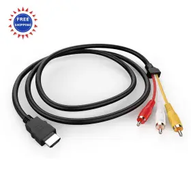 Guangda EANETF Hdmi Rca Cable Male Video Audio Connector
