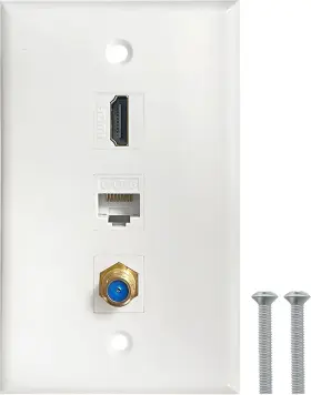 HU-XI-201 EASTSTARTECH Hdmi Coax Ethernet Wall Plate Port