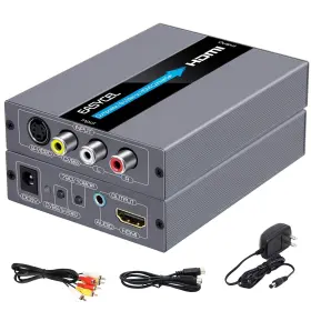 CNT-013 EASYCEL Rca Svideo Hdmi Converter Cvbs Audio Inp