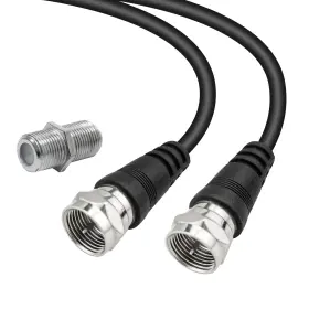 D3C-2V-15F ELEMINIKIN Tv Antenna Extention Coaxial Cable Feet