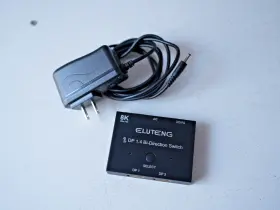Eluteng 313048268227 8k Bidirectional Dp 1.4 Switch 60hz 4k 120hz Displayport Switcher