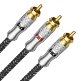 Emk B0dd7j1mg2 Rca Y Splitter Cable 8ft/2.4m - 1 Male To 2 Subwoofer/coaxial