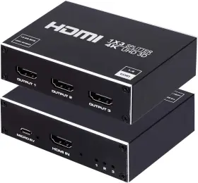792276296194 ENBUER Hdmi Splitter Audio Video Distributor Box 792276296194 ENBUER Hdmi Splitter Audio Video Distributor Box