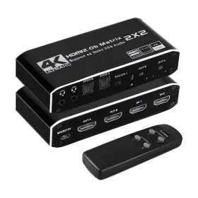 792276751181 ENBUER Hdmi Matrix Switch Ir Remote Control