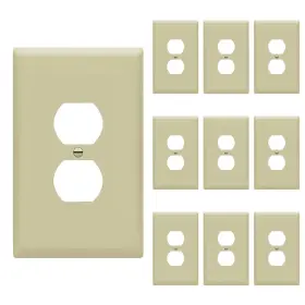 883951222024 ENERLITES Duplex Receptacle Outlet Wall Plate