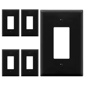 8831O-BK-5PCS ENERLITES Decorator Light Switch Receptacle