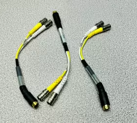Extron 26-353-01 3x Svhsm-bncf Female Bnc Male 4-pin S-video Adapter Cable 8 Inch
