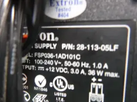 28-113-05LF EXTRON Power Supply #3