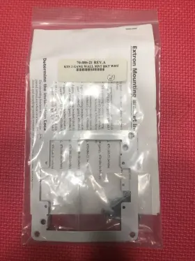 Extron Electronics 70-086-21 Two-gang Mounting Bracket/mud Ring - White New Extron Electronics 70-086-21 Two-gang Mounting Bracket/mud Ring - White New