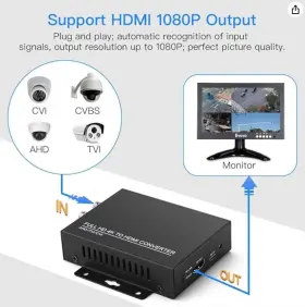 X002GS23DR EYOYO Tvi Cvi Ahd Hdmi Converter Adapter