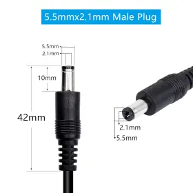313109640641 FENGQLONG Gintooyun Power Cable Male Adapte #3