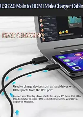 DH112165 FENOERO Usb Hdmi Charger Cable Cord Male Feet #3 DH112165 FENOERO Usb Hdmi Charger Cable Cord Male Feet #3