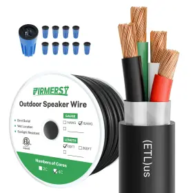 PNOSW16G100F4CBK-USA FIRMERST Speaker Wire Shielded