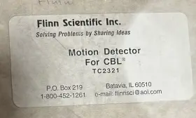 TC2321 FLINN SCIENTIFIC INC Motion Detector Cbl