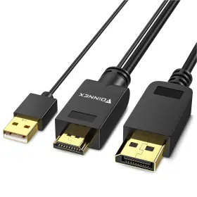 H-DP-2M FOINNEX Hdmi Displayport Cable Actvie