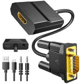 VH-H05 FOINNEX Vga Hdmi Adapter Converter Audio Male Female