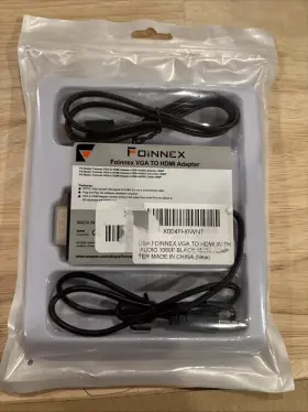 VH-UA01 FOINNEX Vga Hdmi Adapter Converter Cable Audio
