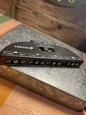 A1675 FOSMON Port Rca Selector Box Switch Splitter #2