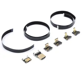 Fpvking 711005950978 Fpv For Hdmi-flat Ribbon Cable With Standard Mini And Micro Connectors Bundl Fpvking 711005950978 Fpv For Hdmi-flat Ribbon Cable With Standard Mini And Micro Connectors Bundl