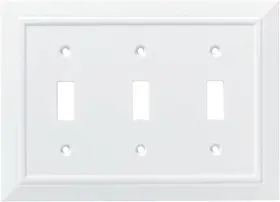 885785820148 FRANKLIN BRASS Classic Triple Switch Single