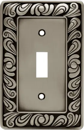W10110V-BSP-R FRANKLIN BRASS Wall Plate Pewter Single