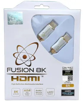 HDMI-20-WHITE FUSION8K Hdr Cable Compat HDMI-20-WHITE FUSION8K Hdr Cable Compat