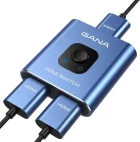 Gana 430269031 Hdmi Switch 4k 60hz Splitter Aluminum Bidirectional Midnight Blue Gana 430269031 Hdmi Switch 4k 60hz Splitter Aluminum Bidirectional Midnight Blue