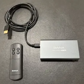 Gana Es-ig-5in1 Hdmi Switch 3 In 1 Out 4k 60hz Splitter Switcher With Remote Aluminum