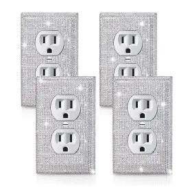 8510 GAOCAI Outlet Covers Shiny Rhinestones Wall Standard