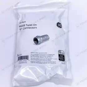 200-040 GE Pack Male Twist Connectors Coaxial Coax Antenna