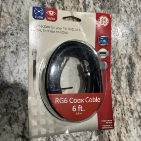 030878732734 GE Coax Cable Feet Tv Dvd Vcr Dvr