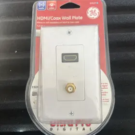 030878876377 GE Ultra Pro Digital Hdmi Coax Wall Plate