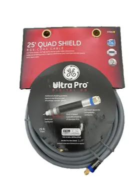 030878876667 GE Ultra Pro Digital Coax Cable Quad Shield
