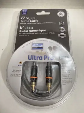 20233 GE General Electric Jasco Digital Audio Cable Ultra Pro 20233 GE General Electric Jasco Digital Audio Cable Ultra Pro